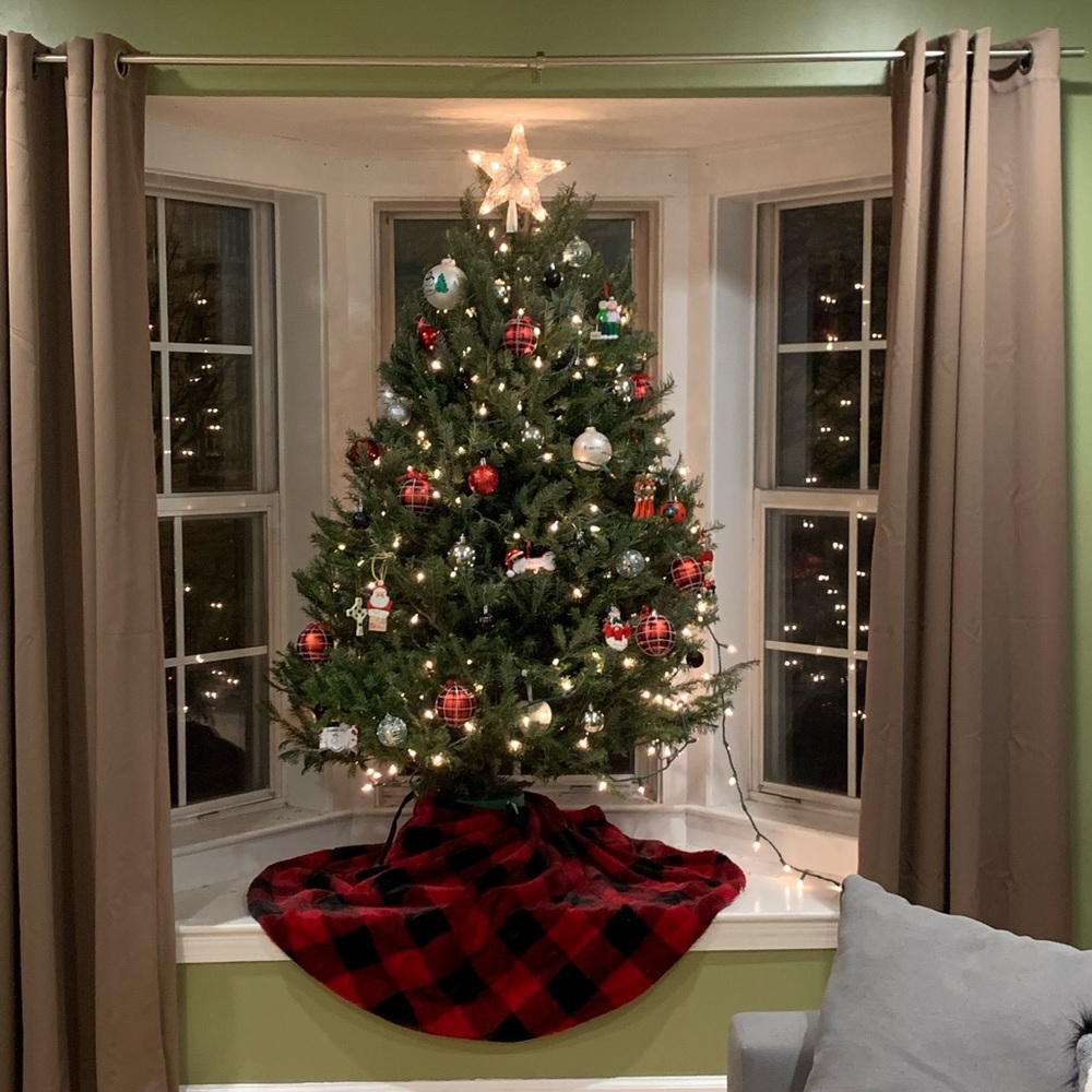 Fleece Buffalo Plaid Tree Skirt